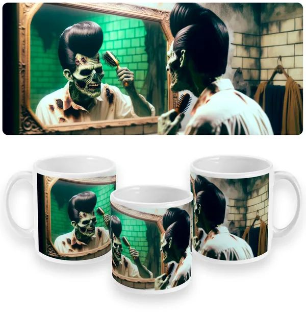 Grooming Zombie - The Quiff Chronicles Mug