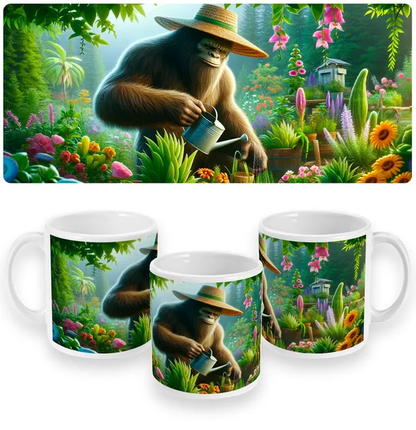 Gentle Giant's Garden: Bigfoot the Gardener Mug