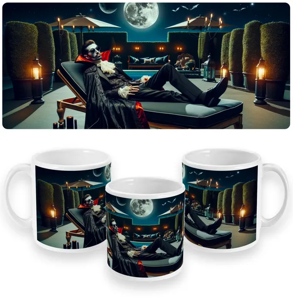 Moonlit Vampire Retreat Mug
