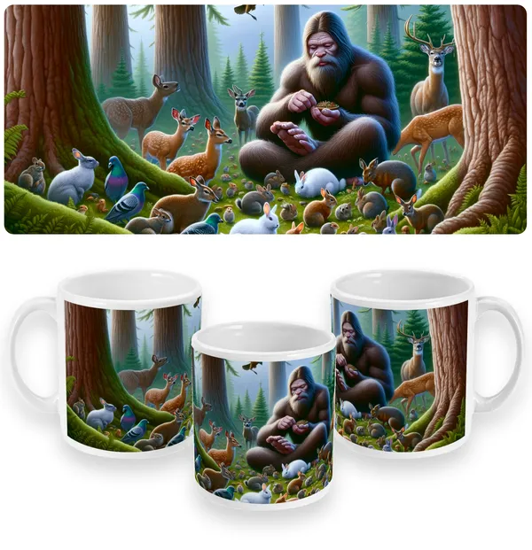 Bigfoot's Forest Friends Mug