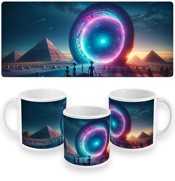 Gateway to the Unknown - Pyramids & Portals Mug