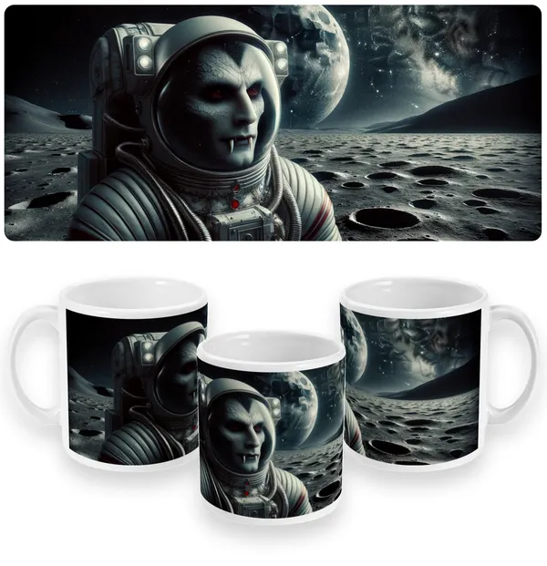 Vampire Astronaut - Lunar Exploration Mug